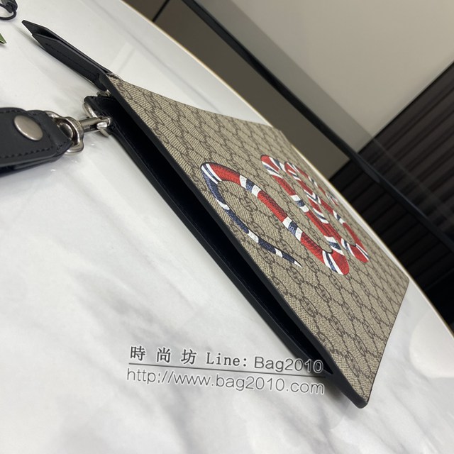 Gucci專櫃古馳最新款Ophidia系列手包男士手拿包 jh2285型號：473904